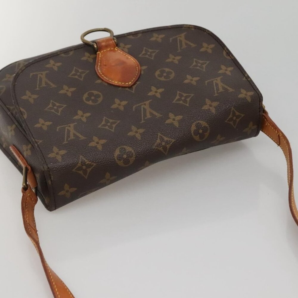 Authentic LOUIS VUITTON Monogram Saint Cloud GM Shoulder Bag M51242 LV - Picture 6 of 16
